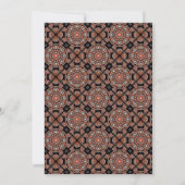Printable Bohemisch Mandala Tiled Scrapbook Paper Einladung (Vorderseite)