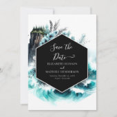 Printable Boho Nautical Wedding Save The Date (Vorderseite)