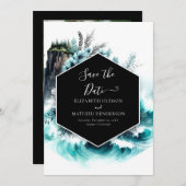 Printable Boho Nautical Wedding Save The Date (Vorne/Hinten)