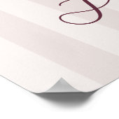 Printable Bonjour Bébé Baby Dusche Begrüßungszeich Poster (Ecke)