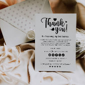 Printable Business Danky Card Dankeskarte