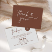 Printable Business Danky Card Dankeskarte