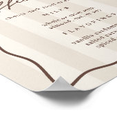 Printable Coffee Bar Menu Sign Poster (Ecke)