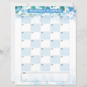 Printable Daily Planner Template (Rückseite)