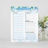 Printable Daily Planner Template (Stehend Vorderseite)