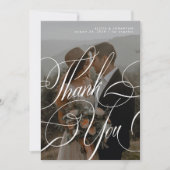 Printable Digital Foto Hochzeit danke Ihnen Karte (Vorderseite)