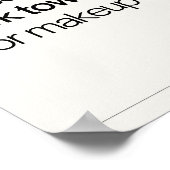 Printable Erinnerung Hostel Bed & Breakfast Info Poster (Ecke)