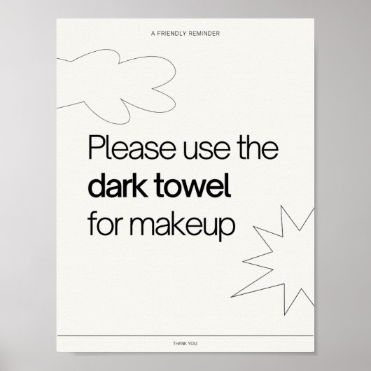 Printable Erinnerung Hostel Bed & Breakfast Info Poster (Vorne)