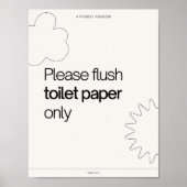 Printable Erinnerung Hostel Bed & Breakfast Info Poster (Vorne)