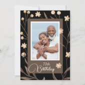 Printable Foto Birthday Einladung (Vorderseite)