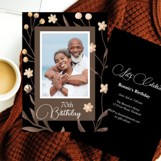 Printable Foto Birthday Einladung