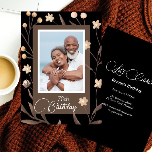 Printable Foto Birthday Einladung