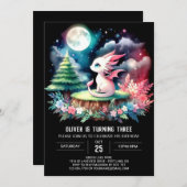 Printable Fun Dragon Birthday Einladung (Vorne/Hinten)