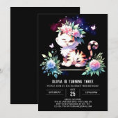 Printable Fun Tiger Birthday Einladung (Vorne/Hinten)