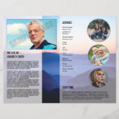 Printable Funeral Program Template (Rückseite)