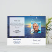Printable Funeral Program Template (Stehend Vorderseite)