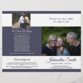 Printable Funeral Program Template (Vorderseite)