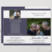 Printable Funeral Program Template (Vorne/Hinten)