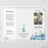 Printable Funeral Program Template (Vorderseite)