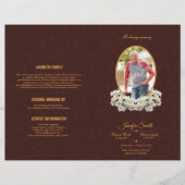 Printable Funeral Program Template Flyer (Vorne)