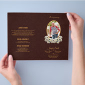 Printable Funeral Program Template Flyer (Hand)