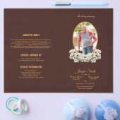 Printable Funeral Program Template Flyer (Einzeln)