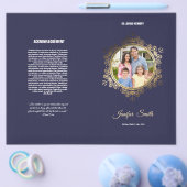 Printable Funeral Program Template Flyer (Einzeln)