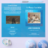Printable Funeral Program Template Flyer (Einzeln)