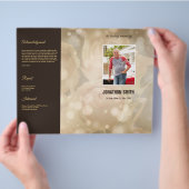 Printable Funeral Program Template Flyer (Hand)