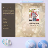 Printable Funeral Program Template Flyer (Einzeln)