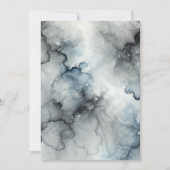 Printable Ghosting Mist Halloween Alkohol Tinte Einladung (Vorderseite)