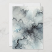 Printable Ghosting Mist Halloween Alkohol Tinte Einladung (Rückseite)