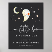 Printable Halloween Baby Shower Welcome Sign Poster (Vorne)