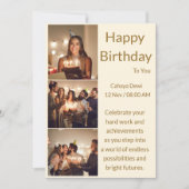 Printable Happy Birthday Card Einladung (Vorderseite)