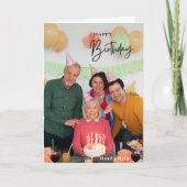 Printable Happy Birthday Card Karte (Vorderseite)