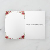 Printable Happy Birthday Card Karte (Innenseite)