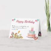 Printable Happy Birthday Card Karte (Vorderseite)
