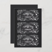 Printable Homemade Christmas Gift Labels Einladung (Vorne/Hinten)