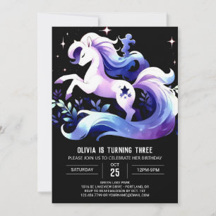 Printable Horse Birthday Einladung