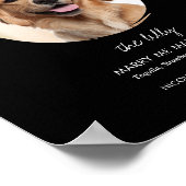 Printable Hunde Hochzeitsignatur Drinks Bar signie Poster (Ecke)