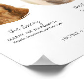 Printable Hunde Signature Drinks Hochzeitszeichen  Poster (Ecke)