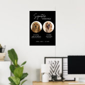 Printable Hunde Signature Drinks Hochzeitszeichen  Poster (Heimbüro)