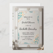 Printable Invitation Template for Bridal shower Einladung (Vorne/Hinten)