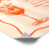 Printable Italian Spritz Station Drink Sign Poster (Ecke)