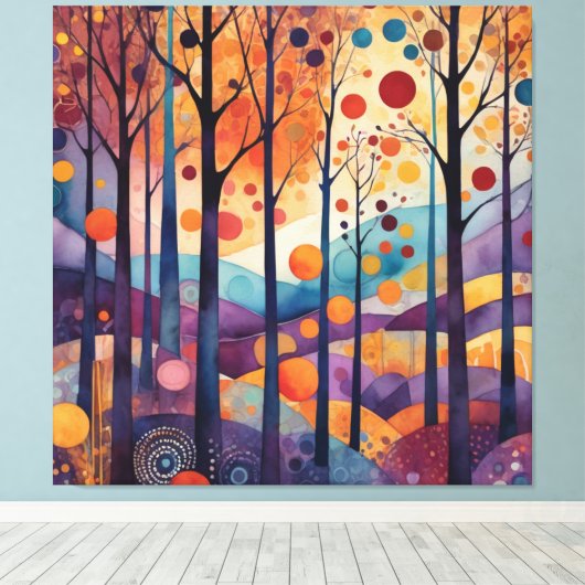 Printable, lebendige Wandkunst, Kunstdrucke, Kinde Leinwanddruck (Insitu (Holzboden))