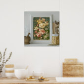 Printable, moderne, wunderschöne Blume Poster (Küche)