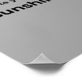 Printable Motivational Wall Art Poster (Ecke)