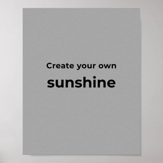 Printable Motivational Wall Art Poster (Vorne)
