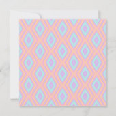 Printable Pastel Rainbow Diamonds & Honeycomb Einladung (Vorderseite)