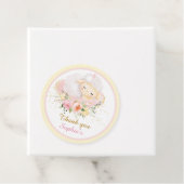Printable Personalisiert Christening Lamb Geschenkanhänger (Beispiel)